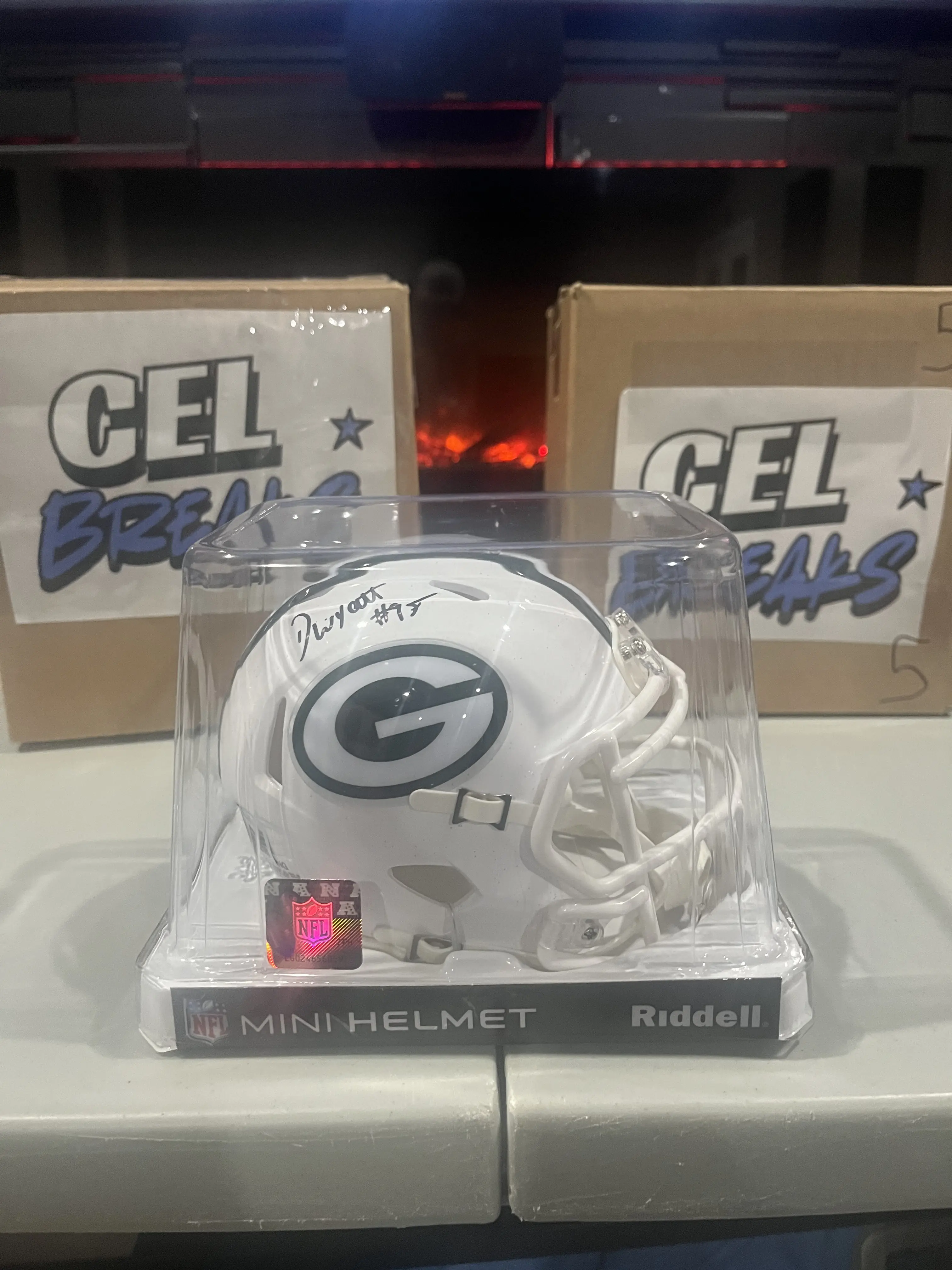 Signed Mini Helmet Break Signed Mini Helmet Break