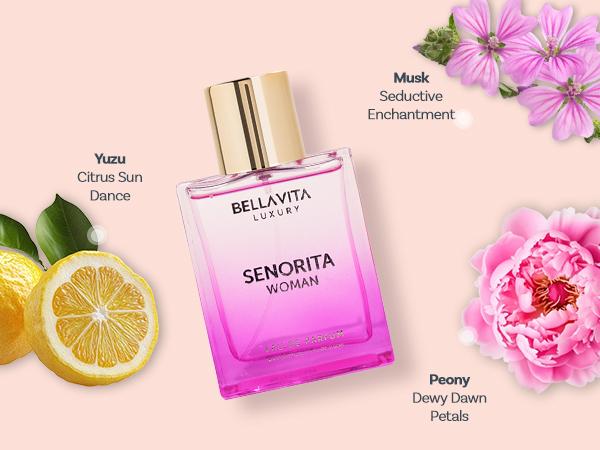 BellaVita Luxury's The Luxe Date Night Trio | Date, Senorita & Glam | Eau De Parfum (EDP) | Fruity, Floral & Spicy Fragrances | Long Lasting Perfumes for Women | Premium Gift Set | Ideal for All Occasions