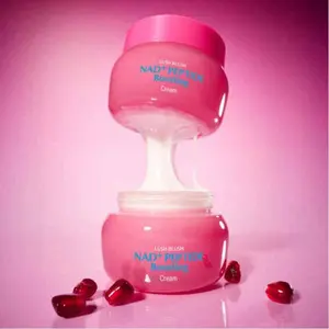 Gentle NAD+ 5% & 13 Peptides Boosting Anti-Aging Face & Body Treatment, Firming & Lifting Pink Neck Solution for Sagging Skin (1.69 Fl.Oz / 50ml)