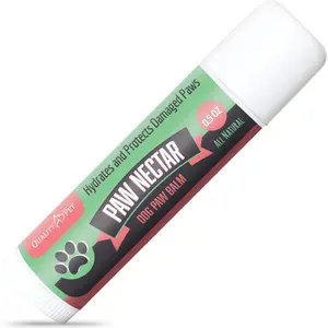 Paw Nectar Dog Paw Balm - Heals, Repairs & Restores Dry, Cracked & Damaged Paws - 100% Organic & Natural Cream Butter, Wax, Moisturizer & Protection for Dog Feet & Foot Pads - Effective & Safe