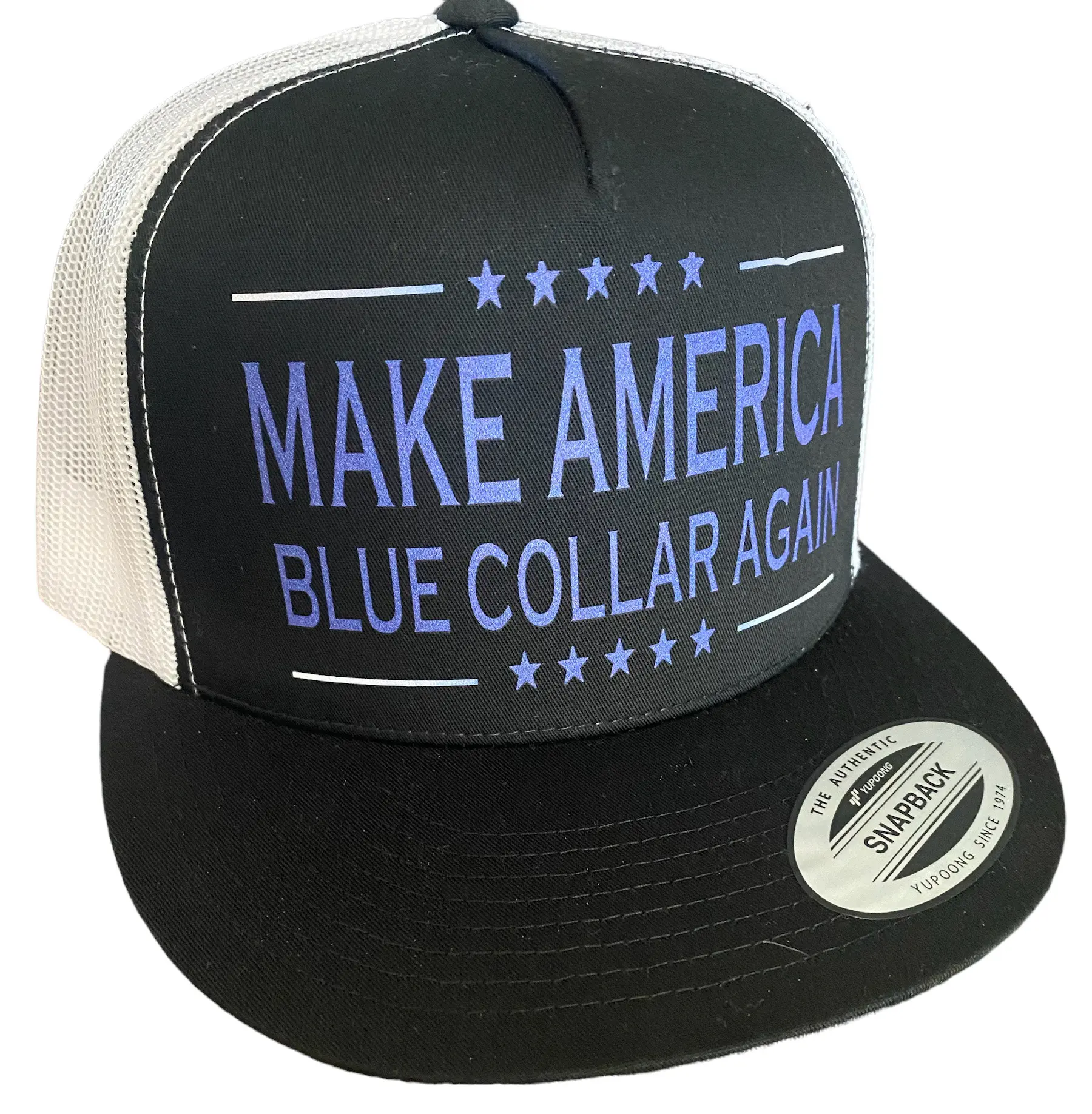 "Make America Blue Collar Again" Cotton Hat, Stylish Fashion Accessory for Workers