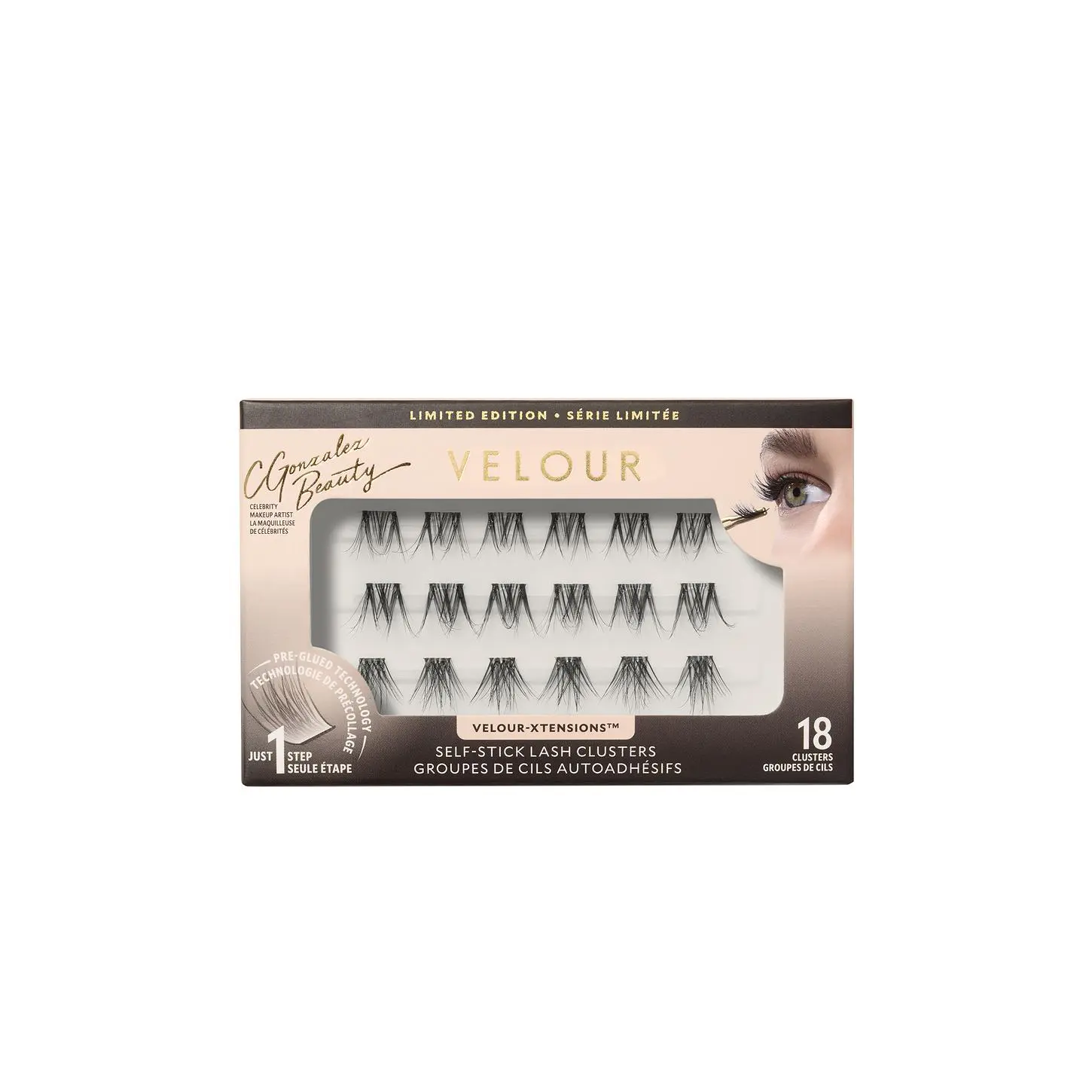 Velour Lashes X Cgonzalez Beauty Self-stick Lash Clusters