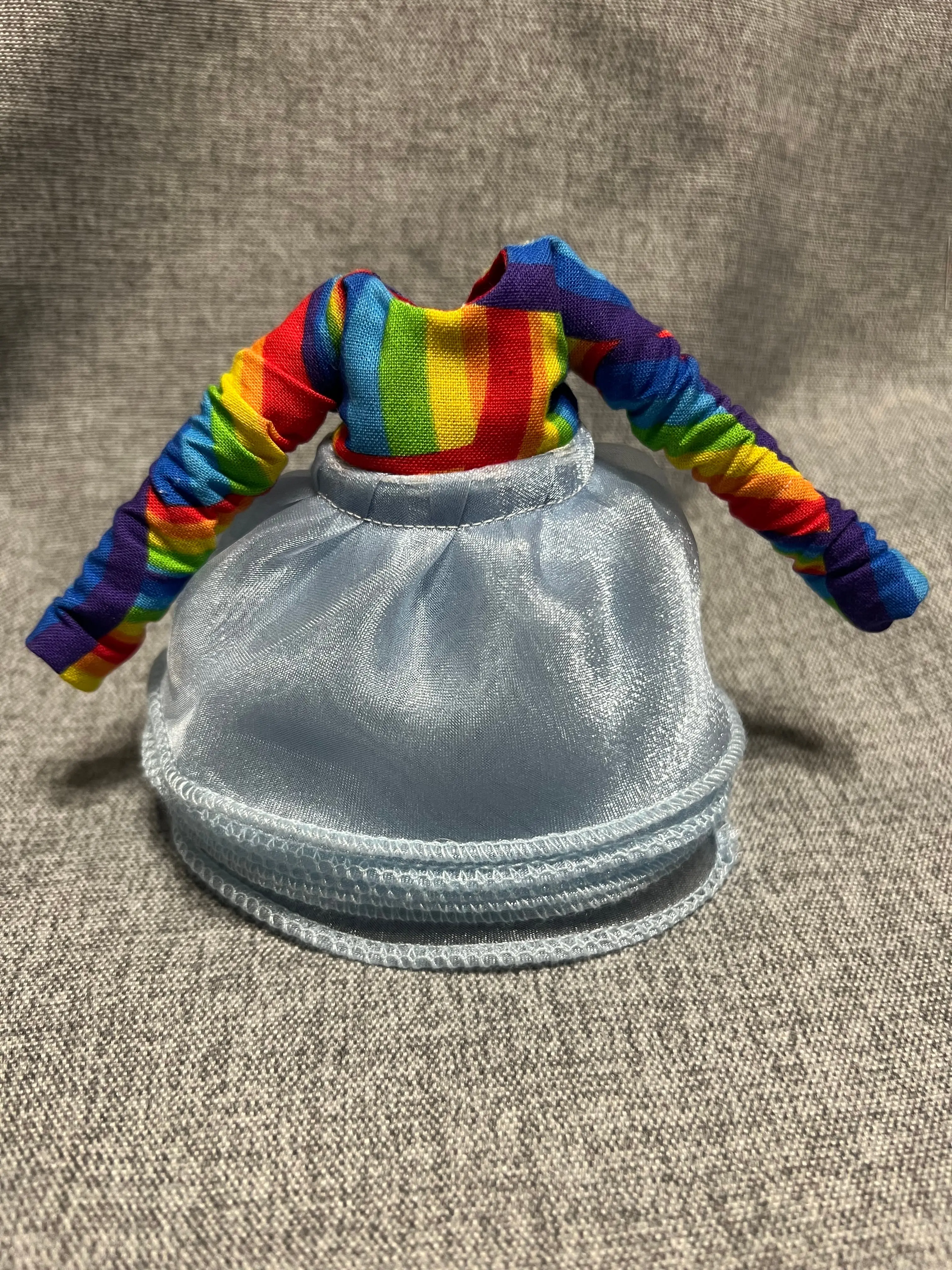Rainbow Fantasy Dress - fits BJD 1/6 Scale Fashion Doll