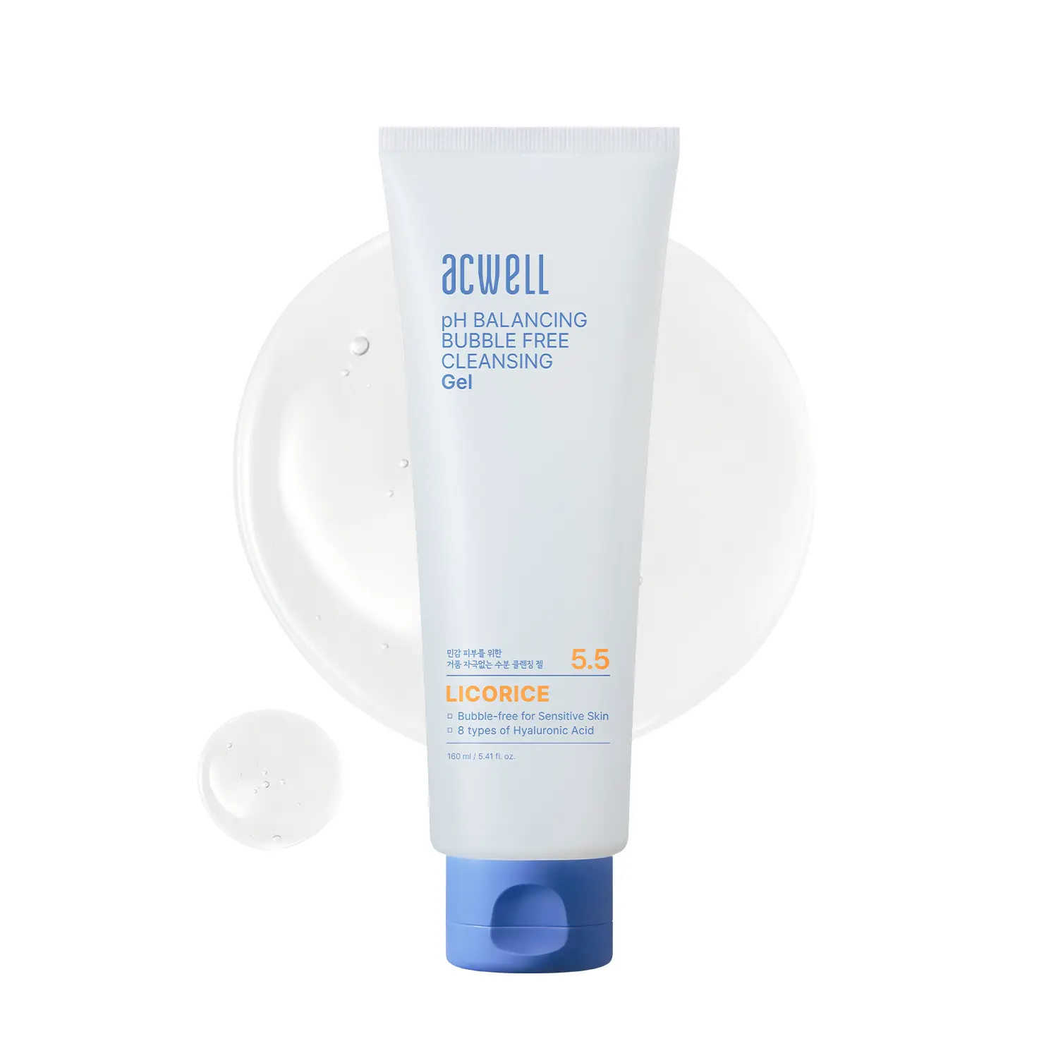 ACWELL pH Balancing Bubble-Free Hydrating Facial Cleansing Gel 5.4 fl.oz.
