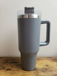 40oz Stainless Steel Tumbler with Handle