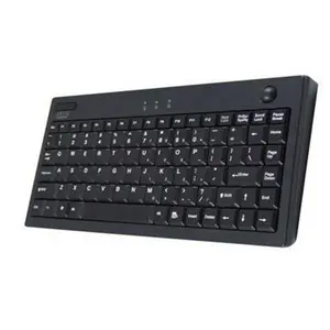 Adesso AKB-310UB Multifunctional Mini Trackball Computer Keyboard, 800DPI, Multifunctional Keyboard