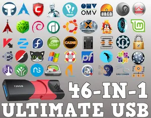 Ultimate 46 Bootable USB Drive - IT Pros, Hackers, Security Enthusiasts