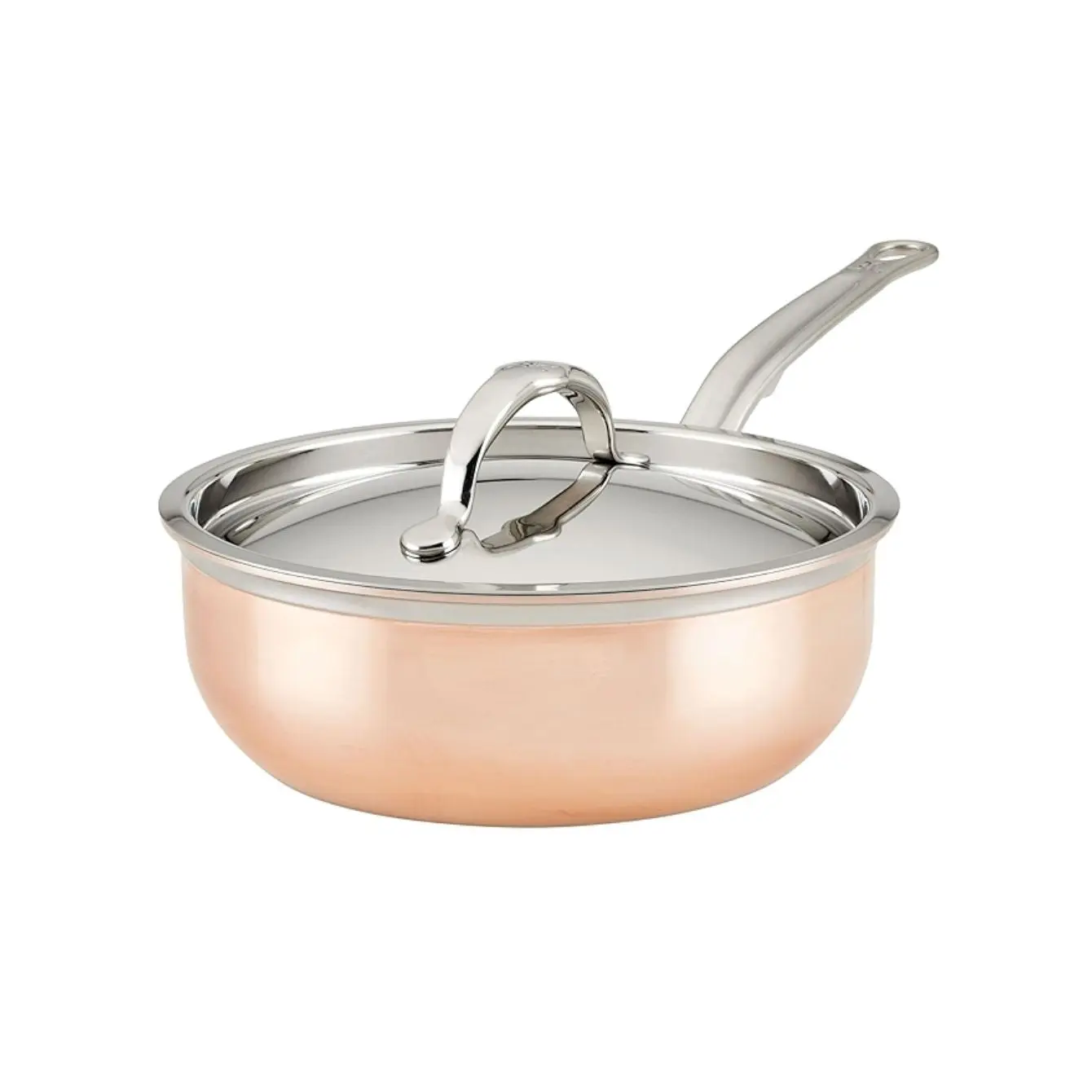 Hestan CopperBond 2 Qt Induction Copper Saucier Pan