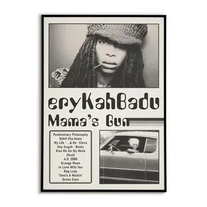 Erykah Badu - Mamas Gun Poster Y2K Neo-Soul Wall Art