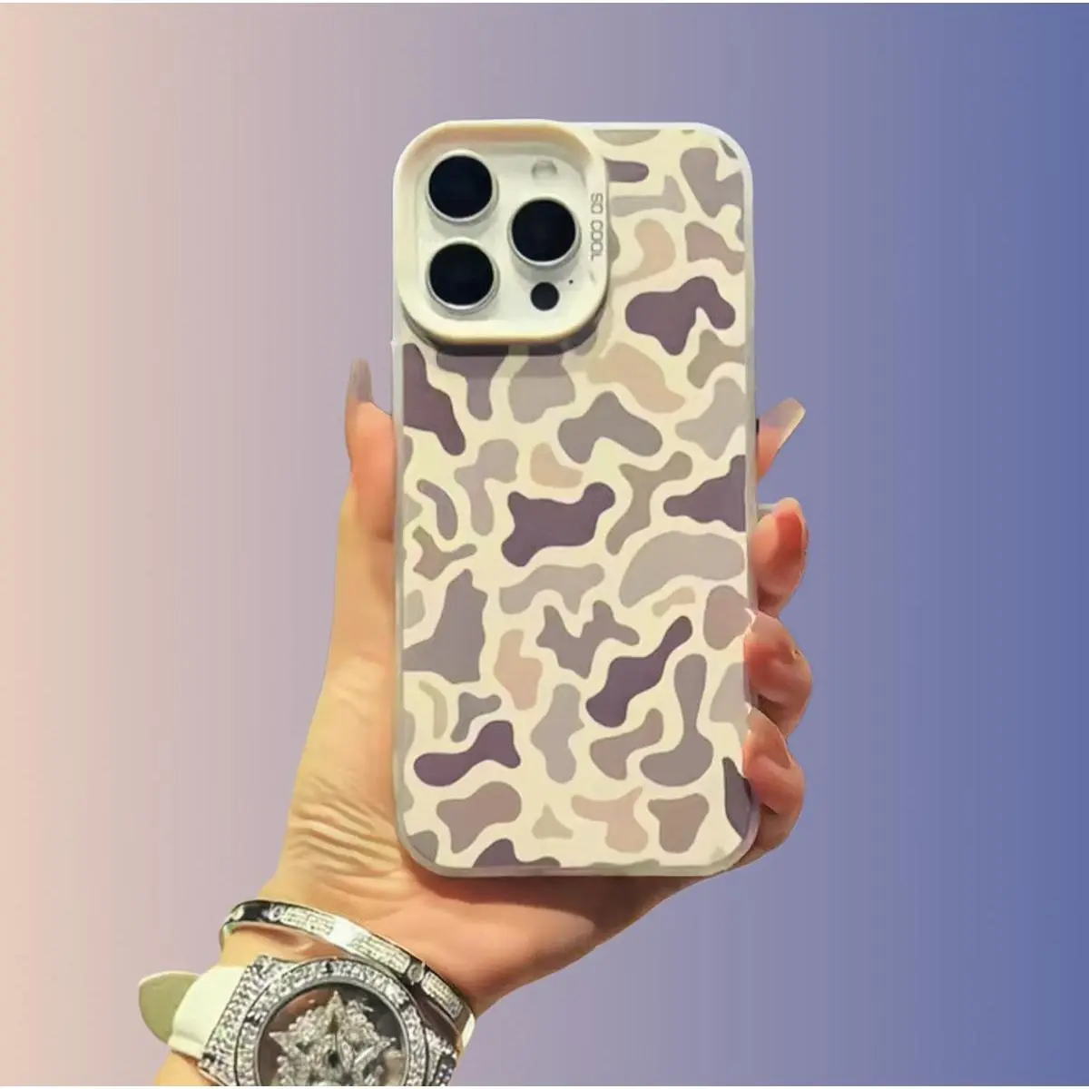 Camo Pattern Shockproof Phone Case for iPhone78XXsmax11 12 13 14 15 16 17Pro Max Plus ProtecitvedCover Affordable Anti-Fall Vintage Premium Sitka