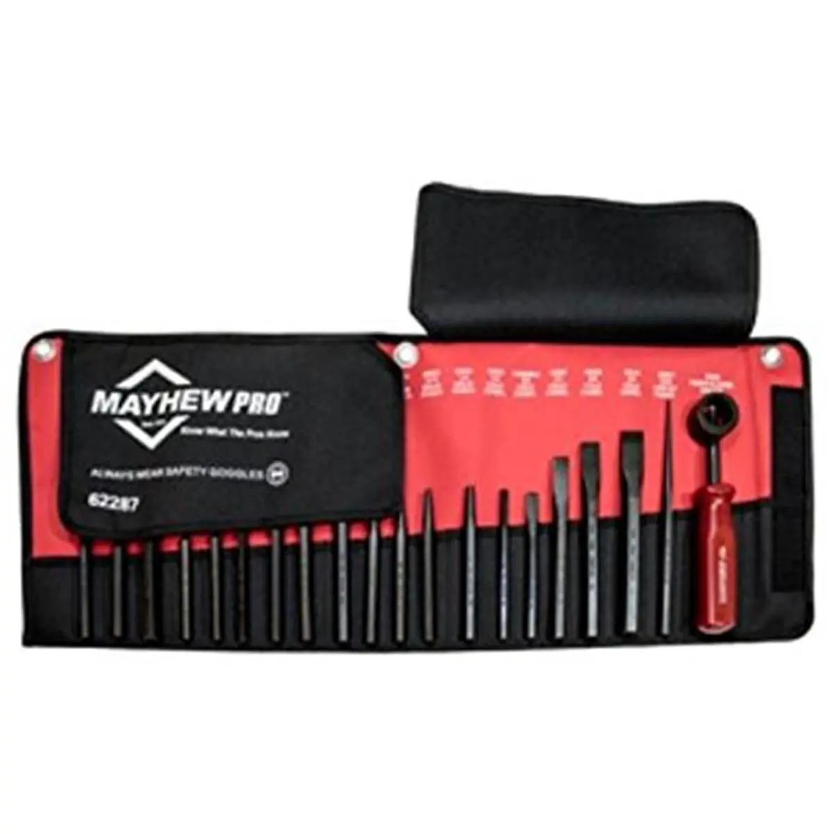 Mayhew Tools Pro Series 20-Piece Punch & Chisel Assortment Tool Kit - Home Needs, High-Quality Modern Houseware Supplies, Includes Cold Chisels, Solid Punches