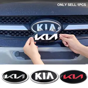 Car Front Hood Logo Rear Trunk Badge Sticker, Decal, Car Decals For KIA K9 Sportage Niro K5 Carnival EV6 EV9 K8 Stinger Forte Ceed Cerato Sorento RIO Picanto Soul Telluride Sonet Seltos Stonic Optima