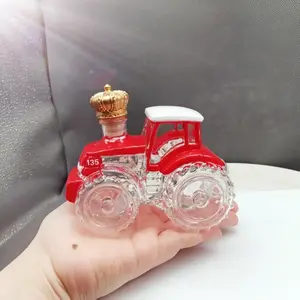 Handmade High Borosilicate Glass Bottle, Tractor Shape, Whiskey, Brandy, Xo, Tequila, Dispenser, Bar Decor, Bar Utensils, 1pc 2026 New Design
