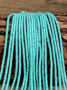 Turquoise Spacer Beads 4x2mm, Gemstone Loose Beads for DIY Jewelry Making Supplies, Handmade Necklace Bracelet Earring Accessories, 1 string 38cm about 180pcs beads, Beading Crafts