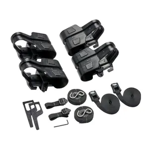 YAKIMA BigCatch Kayak Fishing Boat Saddles for Roof Racks and Trailers, Black