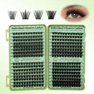 Individual Eyelash Extensions Clusters, 1 Count Mixed Length & Style False Eyelashes, Self Grafting Curl Eyelashes, Eye Makeup Enhancement, Wispy Lash Clusters, DIY Volume Eyelashes, DIY Dramatic Lashes