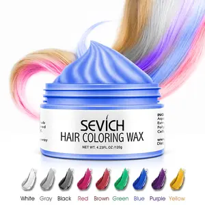SEVICH Hair Coloring Wax - Quick & Easy One-Time Application - Pleasant Fragrance - Water-Soluble Formula - 10 Trendy Shades - Professional Results - No Chemical Odor - All-Day Wear - Beeswax Tea Extract Aloe Castor Oil Enriched