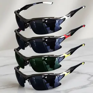 Hot 4 Pack Polarized Sports Sunglasses for Men & Women – Lightweight Rimless Sun Protection Shades – - Trendy Oversized Square & Cat Eye Styles for Running, Golf, Fishing, Driving, Outdoor Travel- summerwins