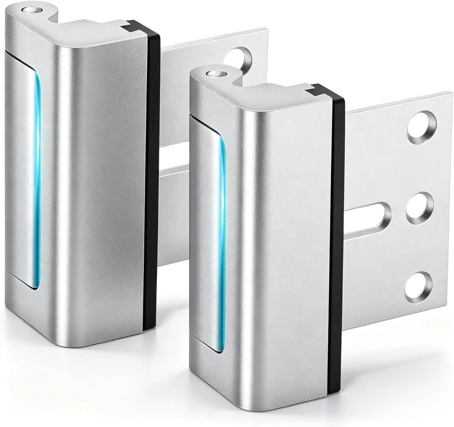 Home Security Door Lock, 2 Pack Door Reinforcement Locks for Front Door, Upgraded Door Latch Withstands 800lbs of Force, Prevents Unauthorized Entry, Easy to Install, Perfect for Solo Living