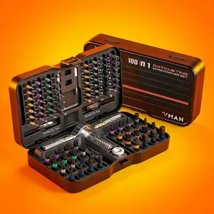 Hand Tool Set, Magnetic Screwdriver Kit, Multifunctional Screwdriver, Magnetic Multipurpose Screwdriver, Screwdriver Bits, DIY Flexible Shaft Design, Ideal for Furniture Assembly & Precision Repair Tools