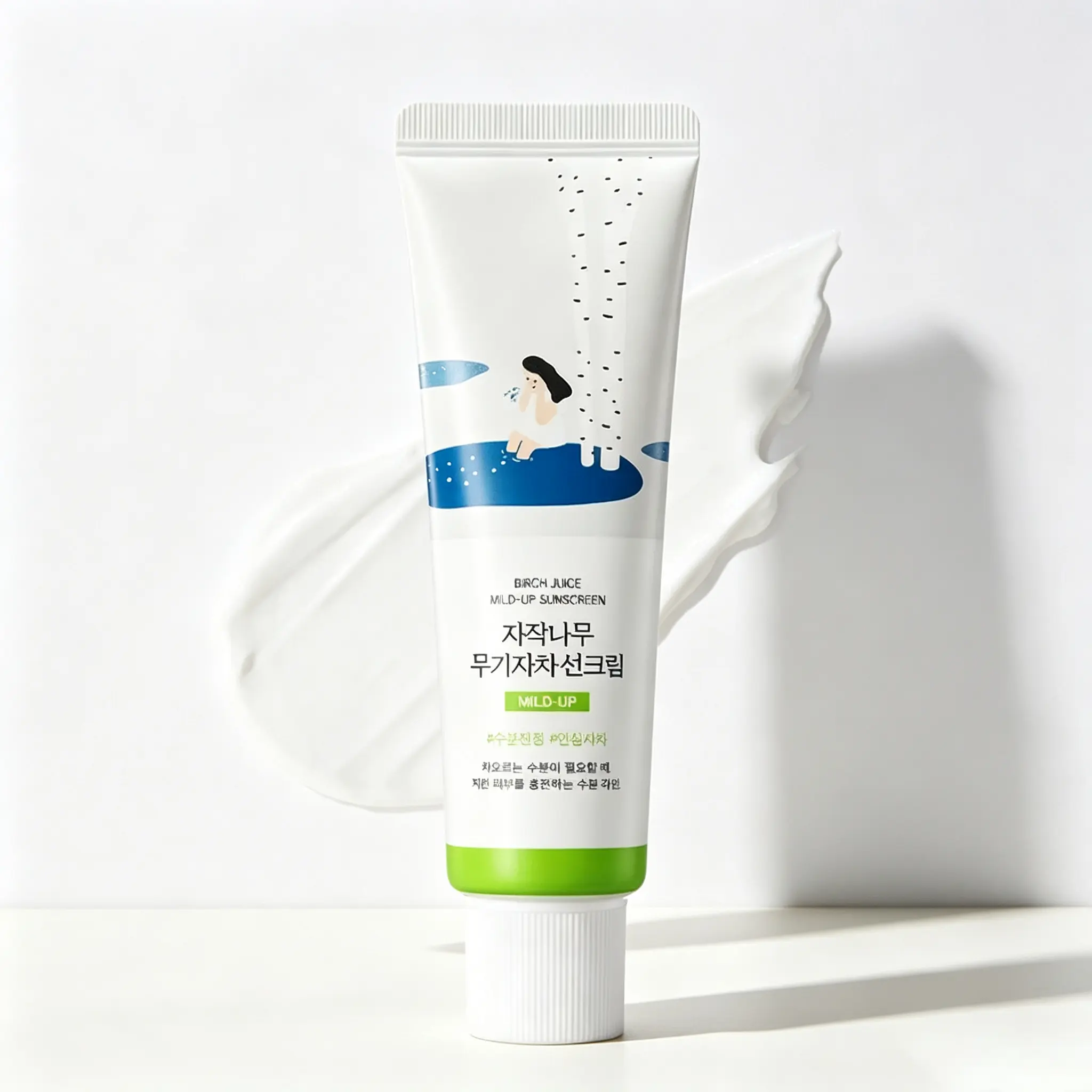 [ROUND LAB] Birch Juice Mild-Up Facial Sunscreen, 50ml Daily Skincare Sun Care Product
