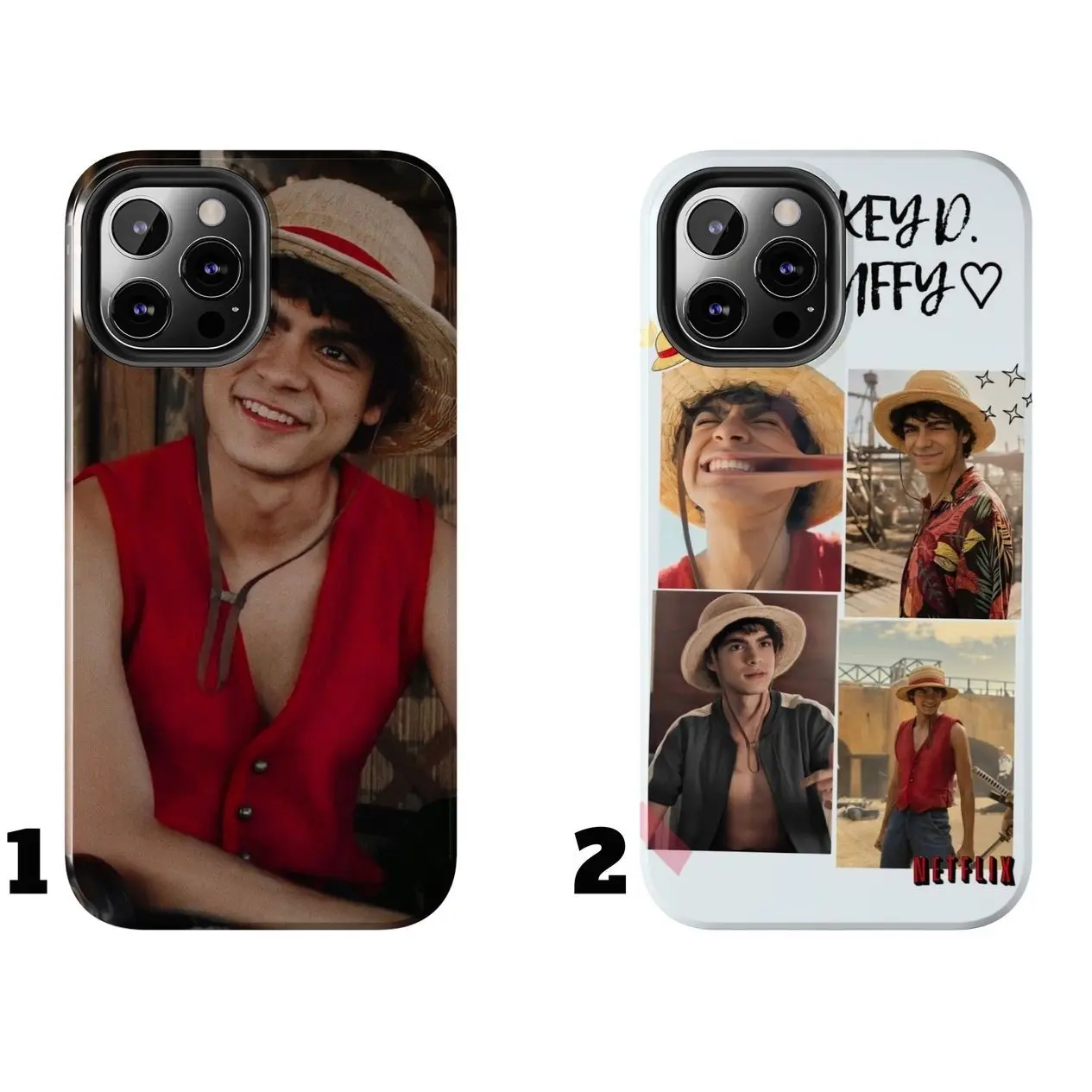 Iñaki Godoy Phone Case v2 Touch Monkey D Luffy Live Action One Piece Netflix Series Fan Case Compatible with iPhone 17 16 15 14 13 12 11 X & Samsung Galaxy U3I Tough Polycarbonate TPU Impact Resistant