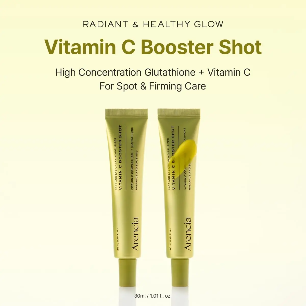 2pcs Aroncia Vitamin C and Retinal Booster Shot Duo - for Dark-spot care and Tightening Fine Lines, Pore, Wrinkles - Gift Set, Age Spot Solutions, Anti Aging