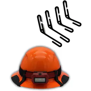 Hart Hat Clips by AllBrim: Lift Hard Hat Brand Compatible Full Brim Hard Hat Clips