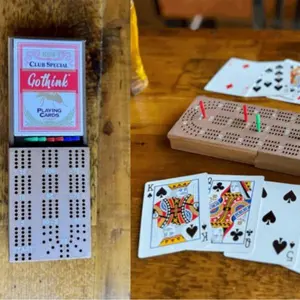 Portable Full Size Cribbage Board -Pocket Pegger