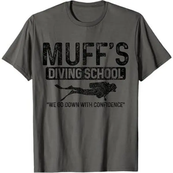 Muff's Diving School Funny Scuba Diver T-Shirt