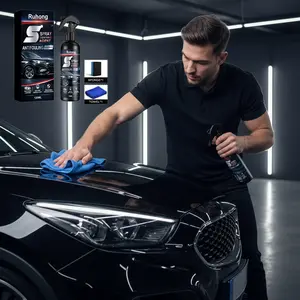 Nano Ceramic Coating Spray for Cars Deep Fix Dull Paint Remove Dirt and Stains Restore High Gloss Shine Long Lasting Hydrophobic Protection