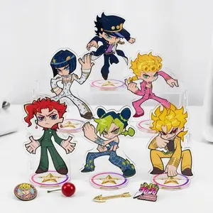 Anime JoJo's Bizarre Adventure Giorno Bruno Dio Acrylic Stand 10cm Figure key Cosplay Props Desktop Decor Birthday Gift