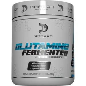 Fermented Glutamine – Supports Muscle Repair and Digestive Health – Vegan Formula with 5g Glutamine Per Serving – 60 Servings