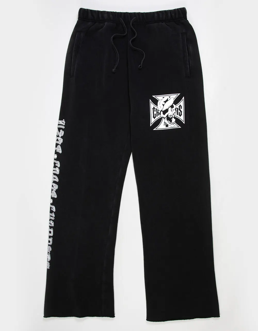 WEST COAST CHOPPERS Skeleton Moto Logo Mens Sweatpants
