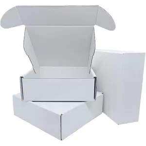 6 x 6 x 2 Inch 50 Pack Recyclable Corrugated Gift Mailers Storage Business Packaging Shipping Boxes