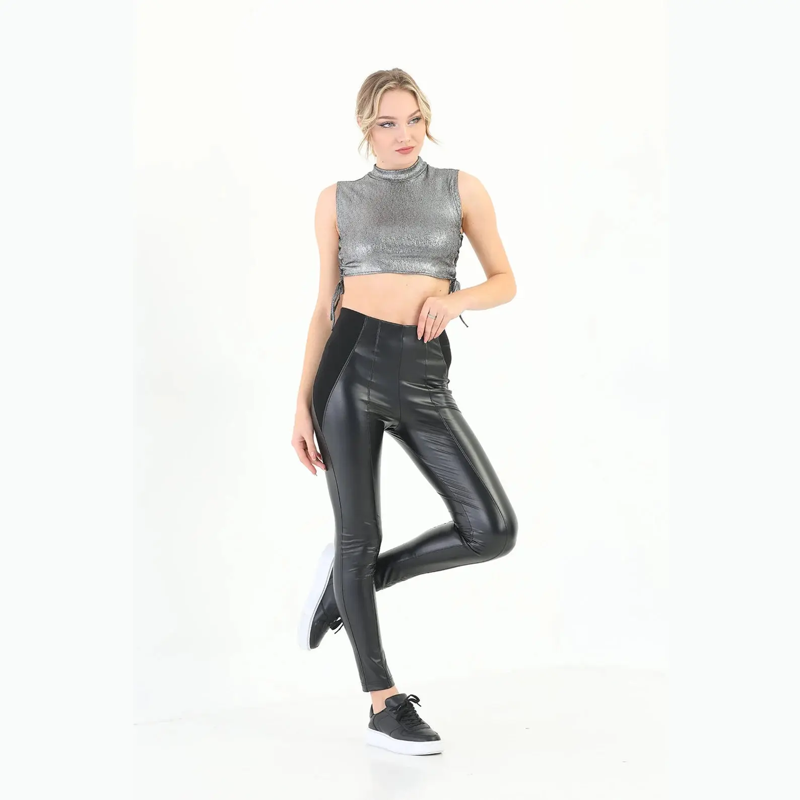 Women's Premium Leather Leggings | Luxury Style | Yildiz Studio