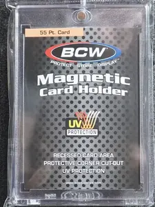 BCW 35pt Magnetic Card Holder Single Card Protector