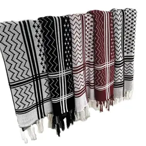 Palestinian Keffiyeh Blanket - Handmade in Palestine, Ultra-Soft & High-Quality