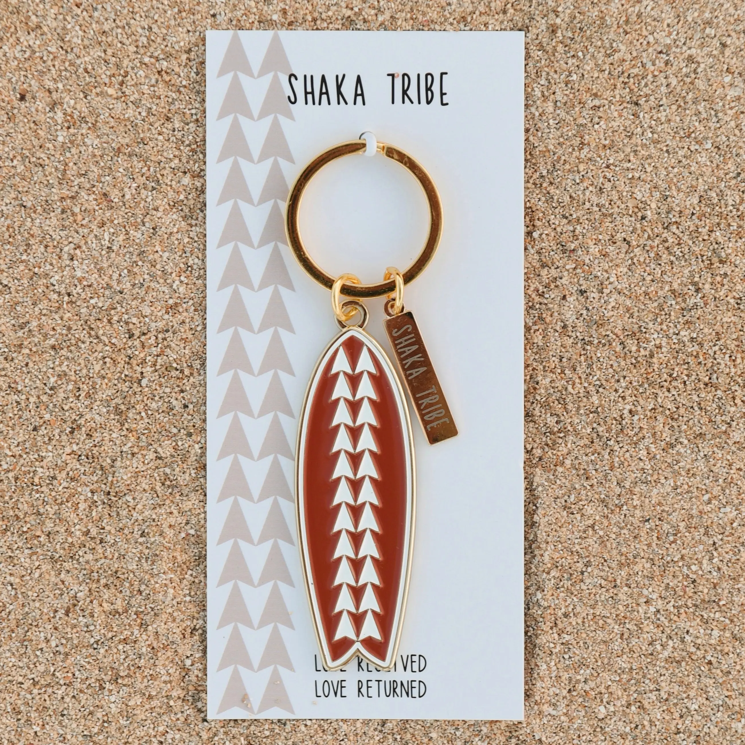Mālama ‘Aina - Surfboard Keychain