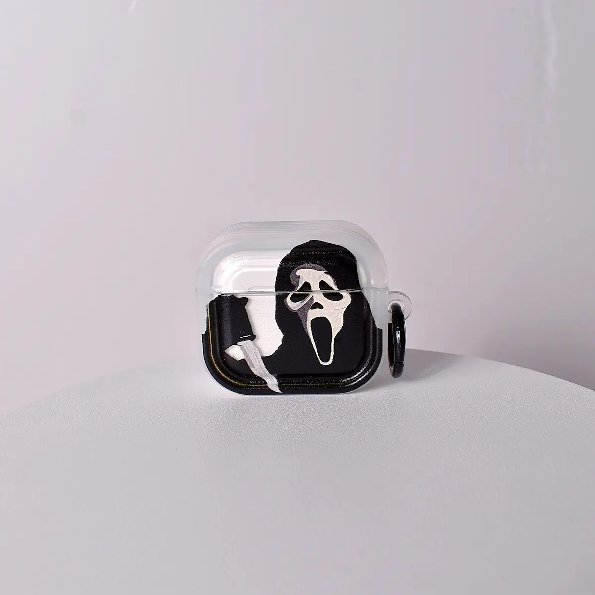 Trendy Skull Face Mask Earphone Case for AirPods Pro3 Earbuds, Wireless Bluetooth-compatible Headset Cover, Accessories, Anti-Collision Protection, Unisex, Fits AirPods 1/2/3/4, Headphones