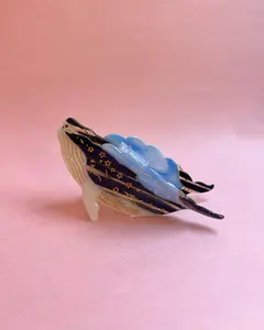 Celestial Whale Claw Hair Clip