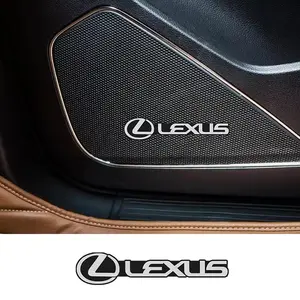 Lexus Car Audio Deco Sticker, 3D Aluminum Emblem Design, Fits Rx330 Is250 Ct200h Es300h Rx350 Is300h Nx300h Rx400h Es350 Gs300 Es200 Es300 Es260 Is350
