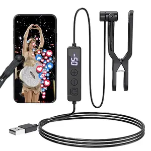 Upgraded smartphone auto-clicker, USB-powered simulated finger continuous clicker, Accessories, for Android and iOS, simulated finger continuous click games, live streaming likes, idol voting, lightning transactions, reward tasks