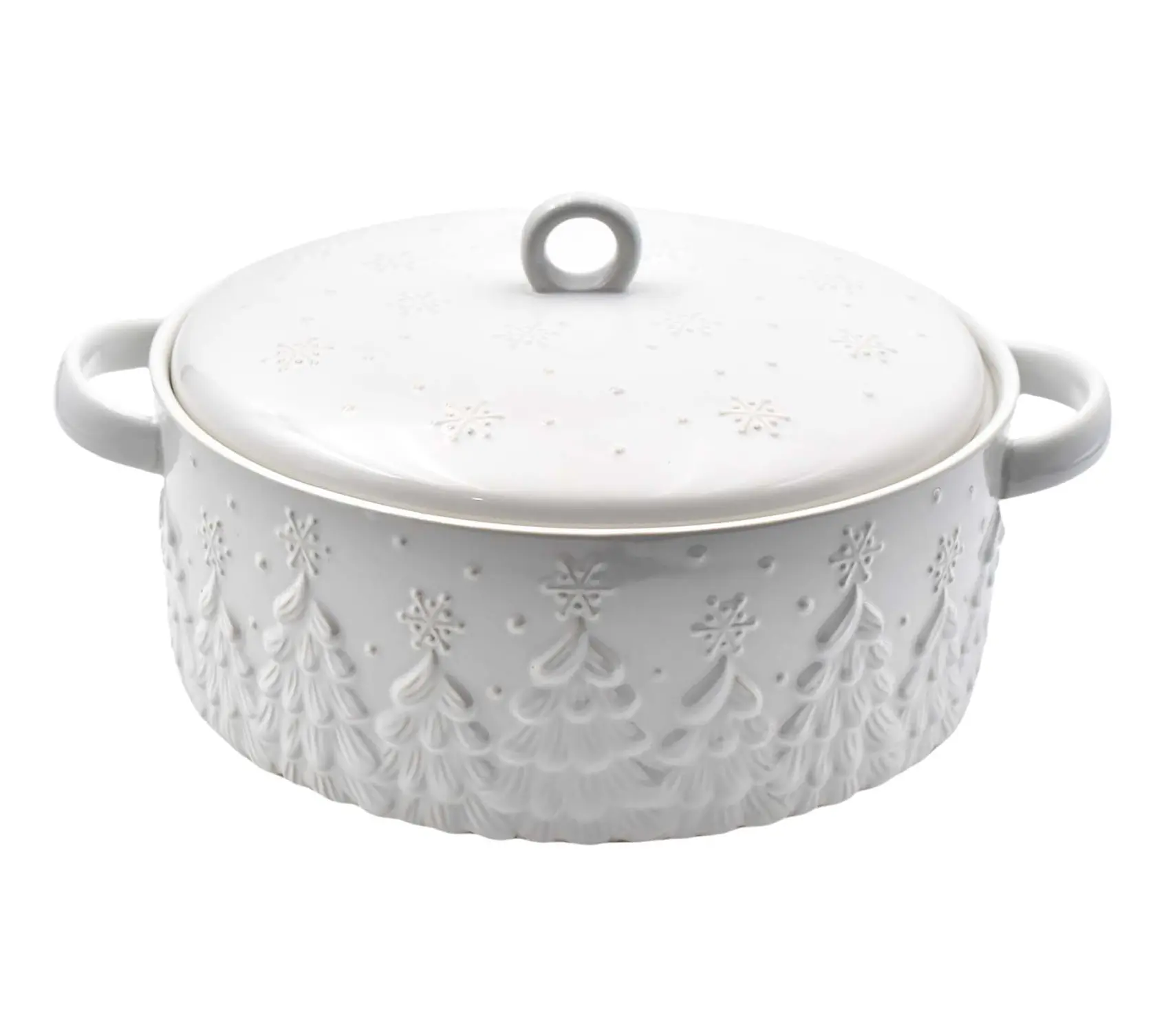 Temp-tations 3-qt Round Baker with Lid and Handles Temp-tations 3-qt Round Baker with Lid and Handles
