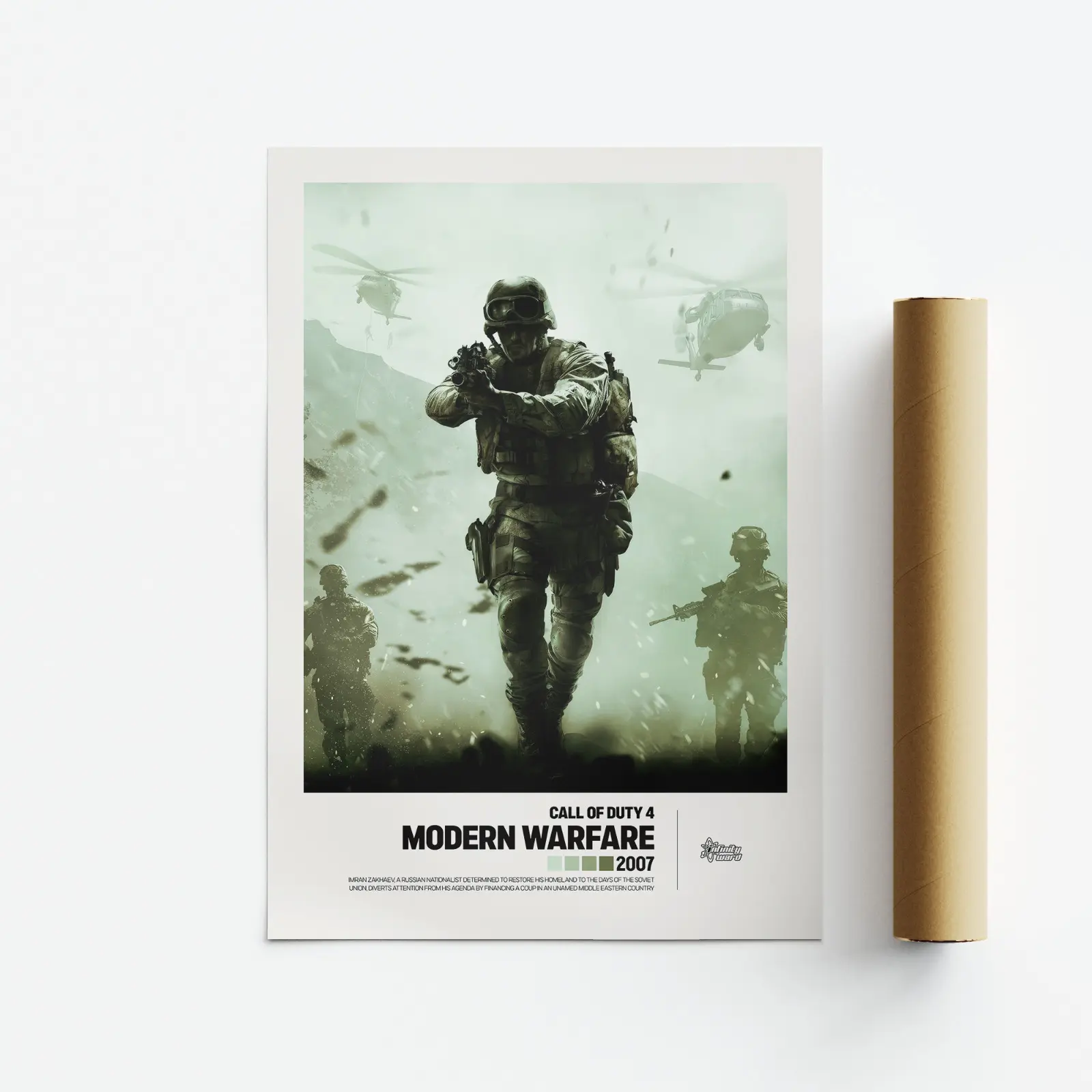 Call Of Duty 4: Modern Warfare 2007 Video Game Art Poster , Print 45759 217