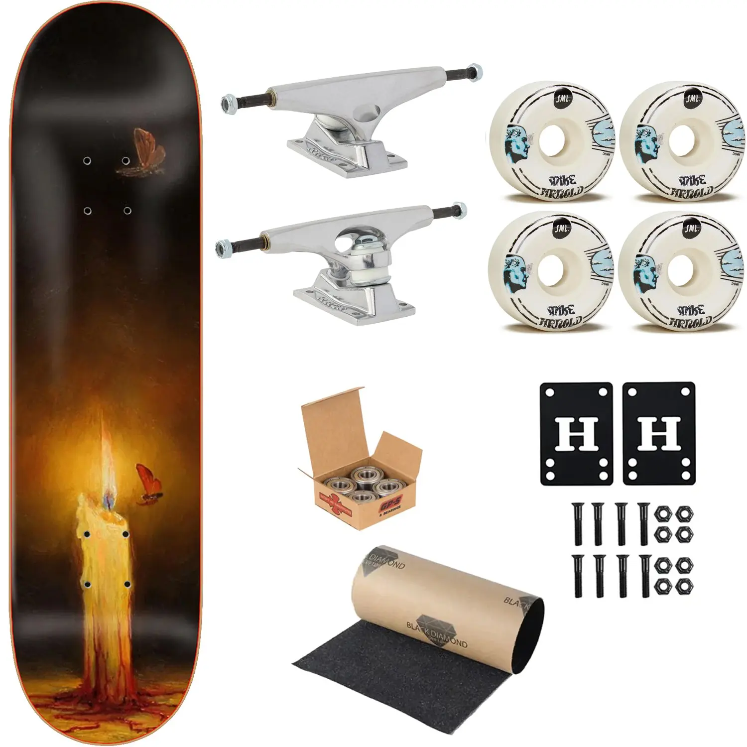 Zero Premium Complete Skateboard Arunski Lewandowski 8.25" Ft. Krux/SML/Independent