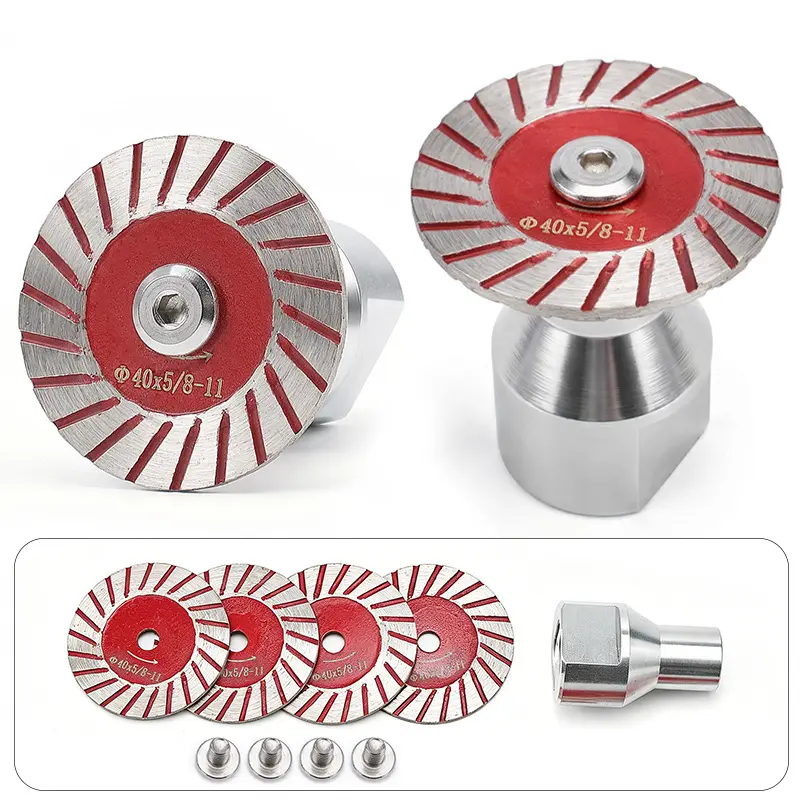 YXOK 3PCS/5PCS 1.57"(40MM) Diamond Saw Blades for Granite, Marble, Sandstone, Tombstone & Stone - Angle Grinder Tool for Carving, Lettering in Masonry & DIY SummerVibes