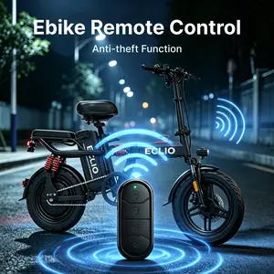 Eclio M1 Folding Budget Anti-theft E-Bike for All Ages, 700W motor 40V20Ah ,30 miles range,Long Range,Max Speed 25 MPH 11 Spring Absorbers,14-inch Tires,Commuting E-Bike UL Certified Removable Battery BUY 1 GETS 9 bicicletas eléctricas Mother's Day gift s