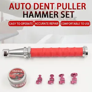 Car Dent Repair Kit, Spring Puller Tool with Tabs for Auto Body Dent Removal, Paintless Dent Puller for Dents and Holes, Easy DIY Dent Repair for Car Dings