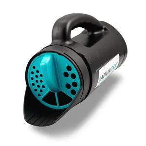 AquaDoc Ice Melt Hand Spreader for Snow, Salt & Seed - Multi-use Handheld Spreader with Adjustable Openings